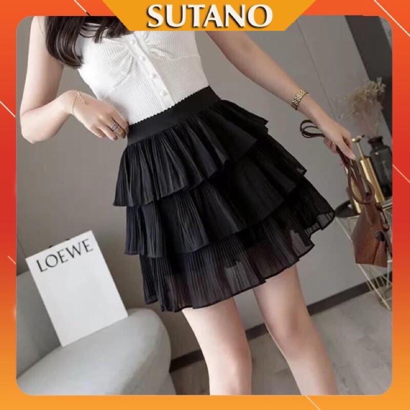 Chân váy ngắn 3 tầng xếp ly | BigBuy360 - bigbuy360.vn