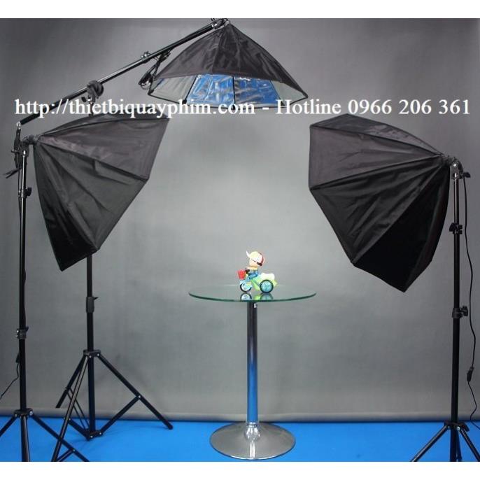 Combo 3 đèn LED360 40w softbox bát giác 75cm