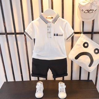 Sét bộ Polo cao cấp cho bé trai