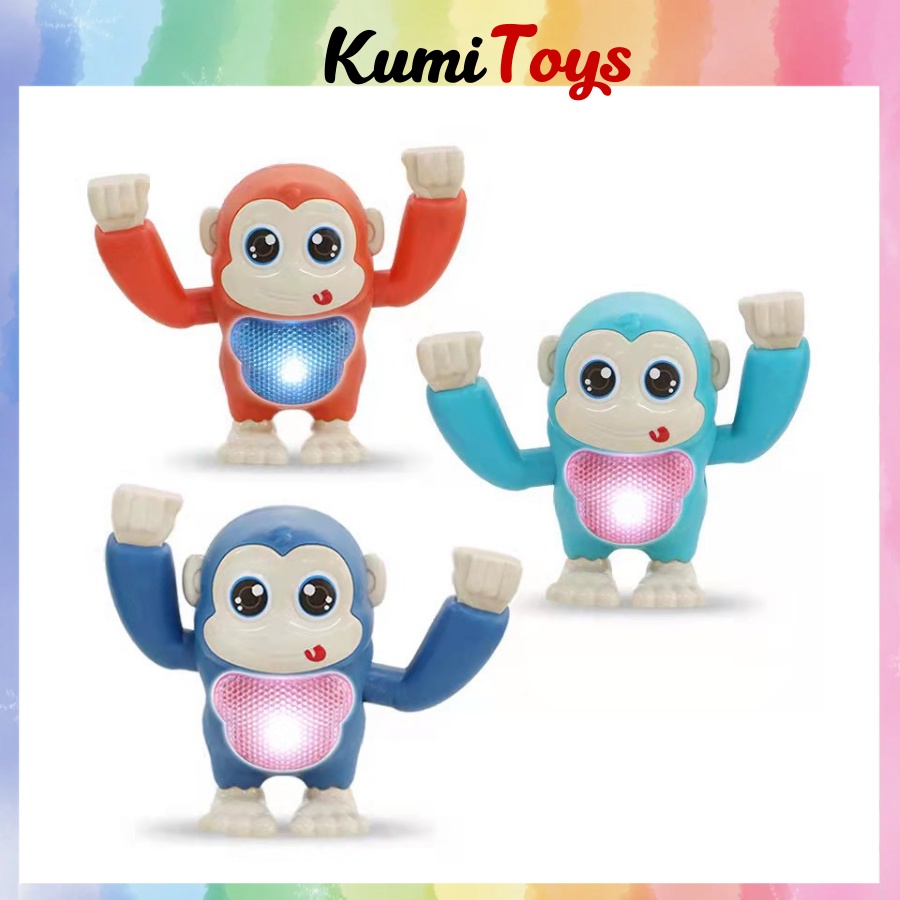 Đồ Chơi Chú Khỉ Nhảy Múa Phát Nhạc Vui Nhộn cho bé Kumi toys