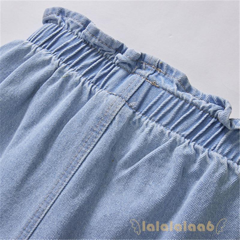 Quần Short Denim Lưng Thun Co Giãn Cho Bé Laa6