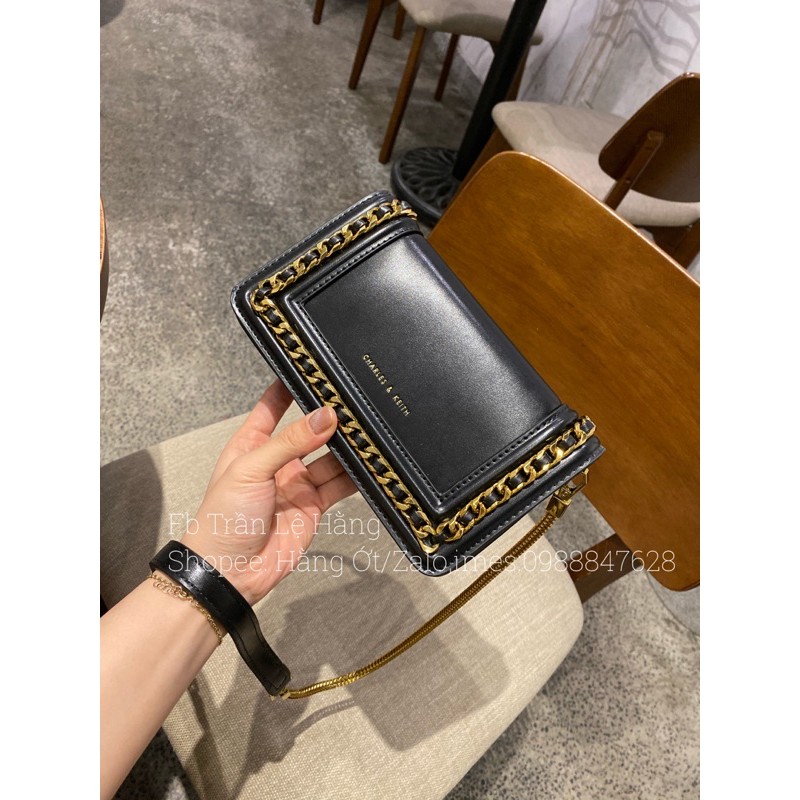 Túi chữ CCKKKKK viền xích size 18cm sỉ & lẻ | BigBuy360 - bigbuy360.vn