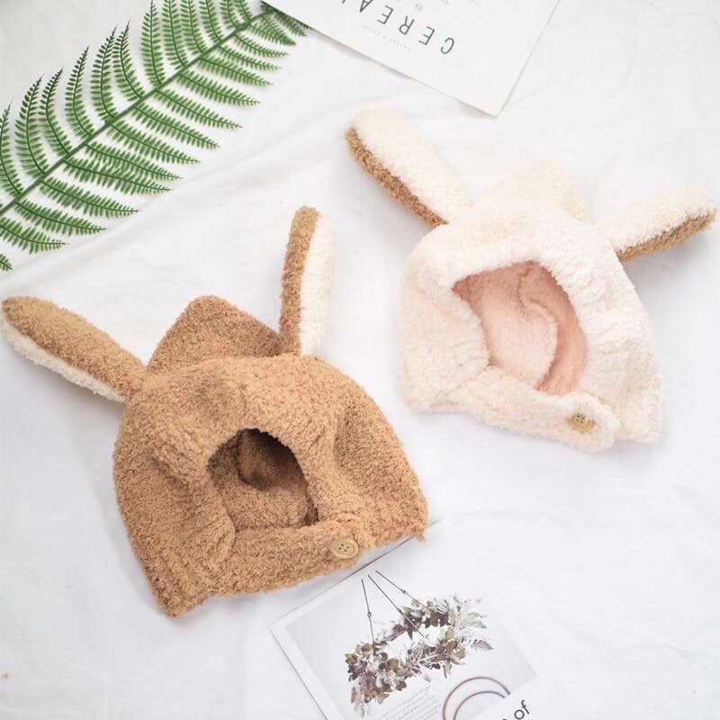 Mũ len tai cừu cho bé