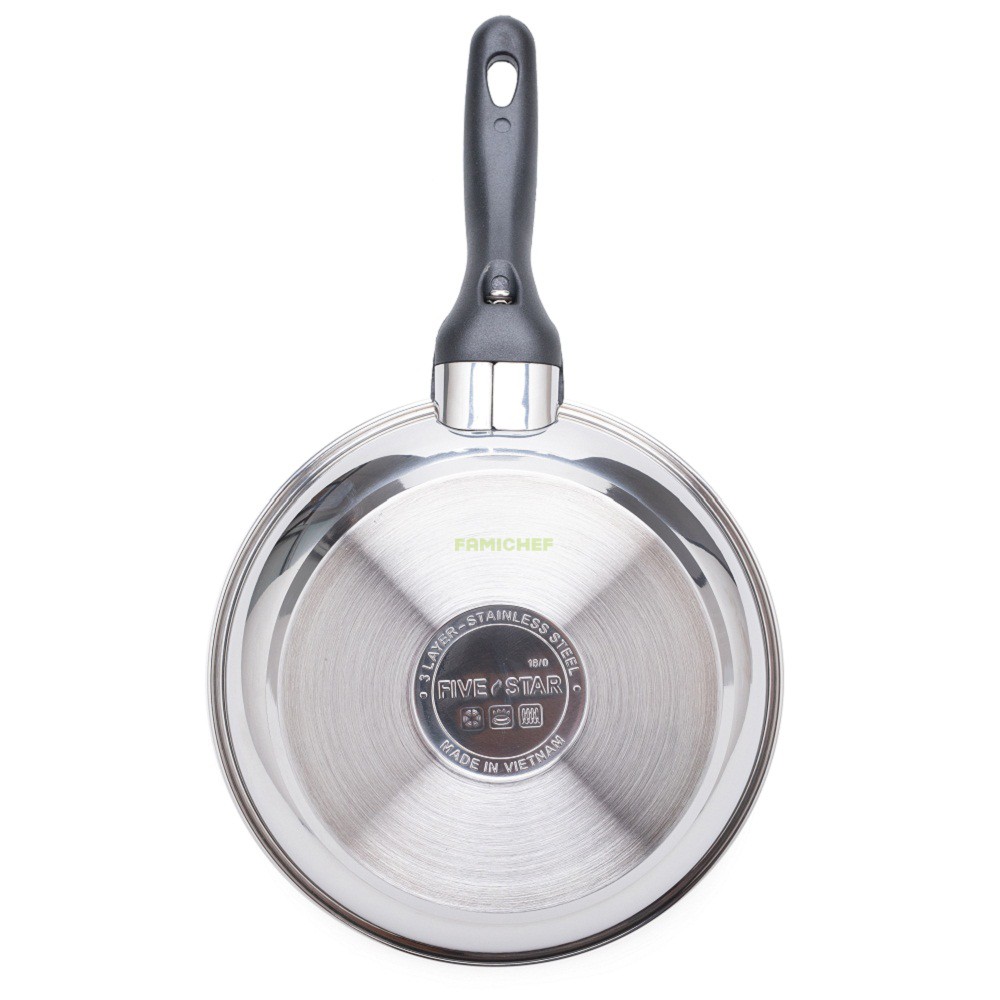 Chảo inox chống dính 3 đáy FiveStar FSC22001 22cm