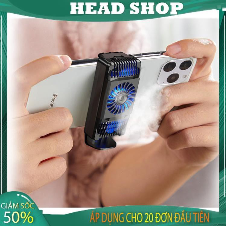 Quạt tản nhiệt điện thoại AH101 tản nhiệt sò lạnh giảm ngay 50 độ chơi game… làm mát nhanh nhỏ gọn HEAD SHOP