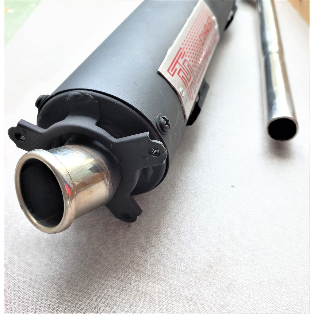Pô xe máy TH Racing đít inox gắn SIRIUS móc nỉ hơi ấm