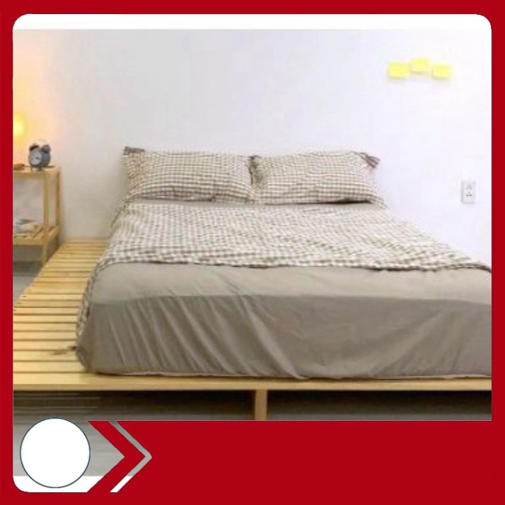 GIƯỜNG PALLET - GIƯỜNG NGỦ PALLET GỖ THÔNG - PALLET BED - Vàng gỗ tự nhiên