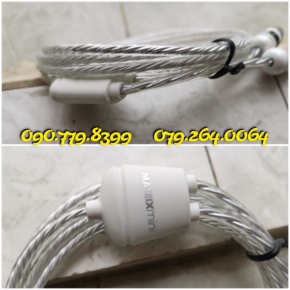 Dây 3.5mm ra AV  Ultra Link - Matrix Mini lõi bạc