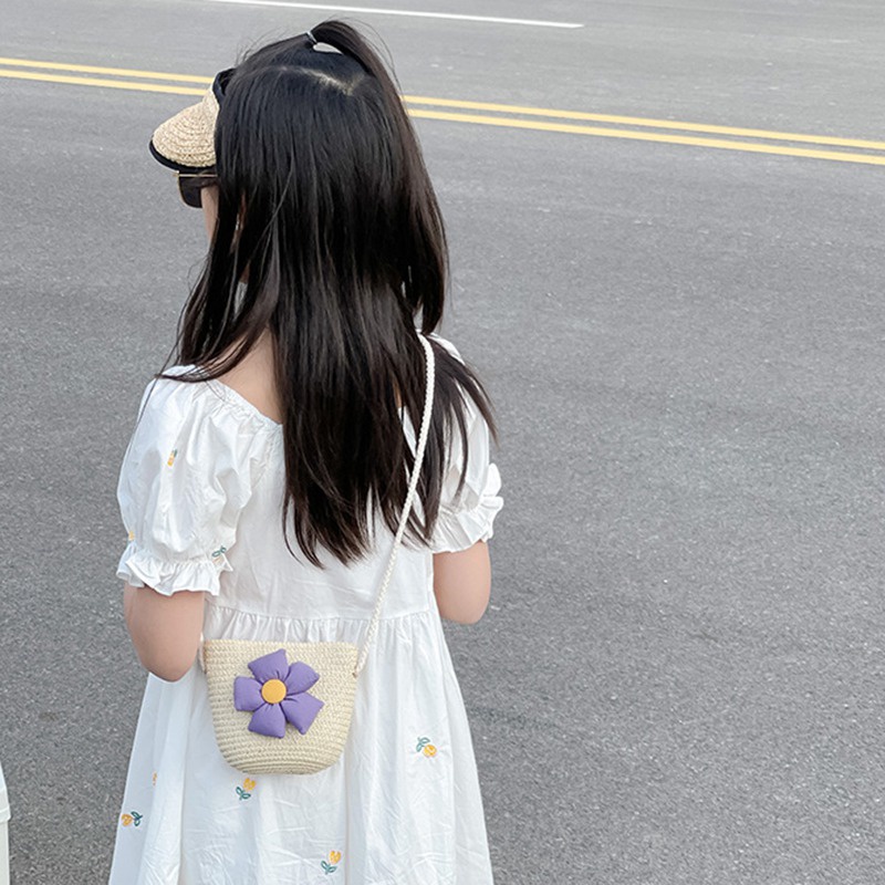 Túi Vuông Đeo Chéo Se7en Họa Tiết Hoa