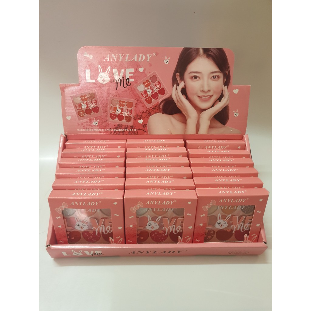 Phấn mắt Any Lady 9 ô LOVE ME hình thỏ Mys Cosmetics | BigBuy360 - bigbuy360.vn