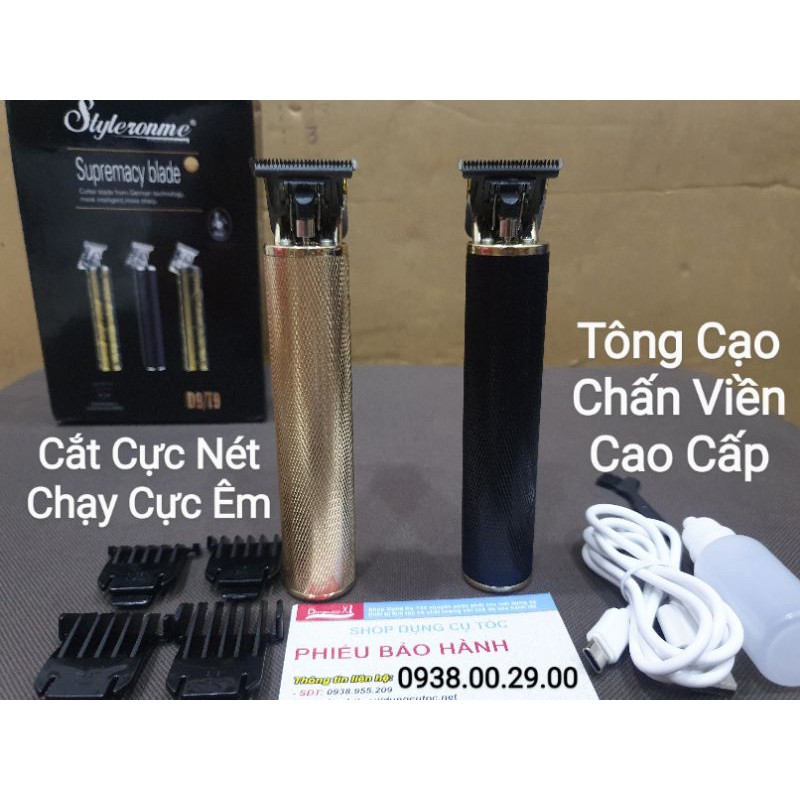 Tông Đơ Chấn Viền T9, Tông Đơ Cạo Viền D9 Lưỡi Supermacy Blade Pro Li 0mm.(Ảnh thật)