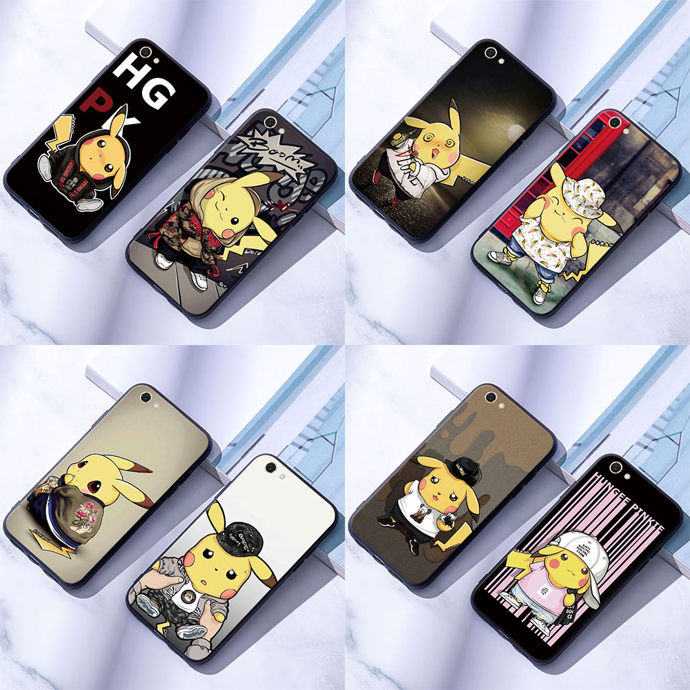 Ốp Lưng Hình Pikachu Cho Vivo Y53 Y55 Y66 Y67 Y71