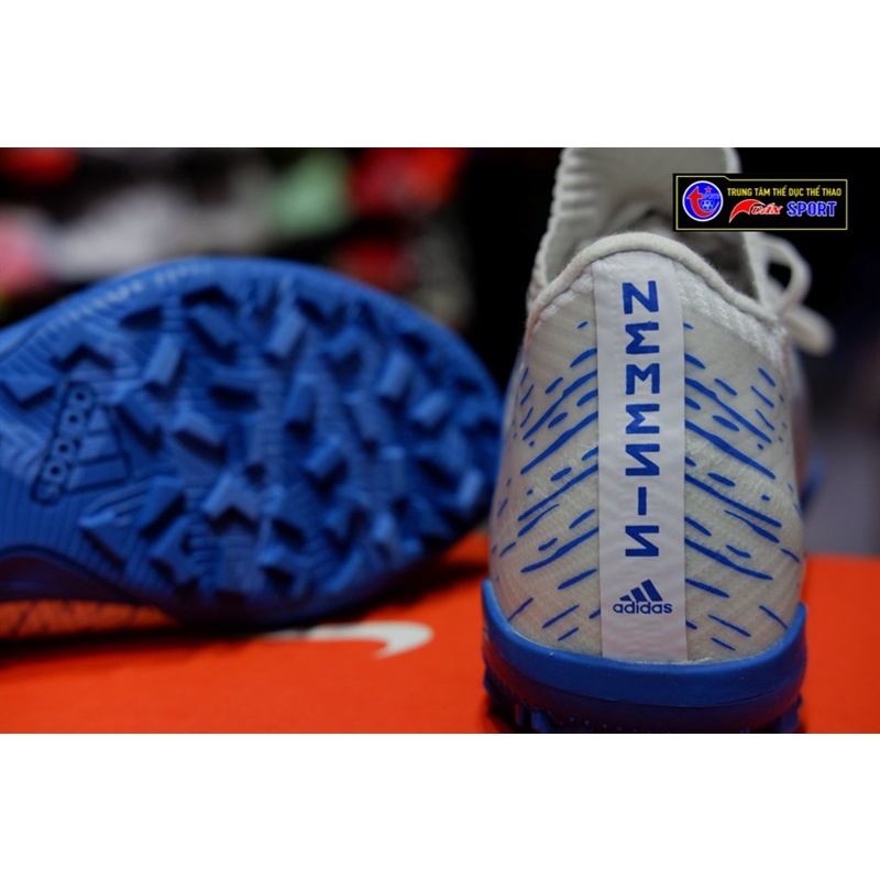 Giày đá bóng Nemeziz Messi Tango 18.3 - TRẮNG XANH(size39-45)