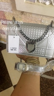Túi Dior bạc size 22 