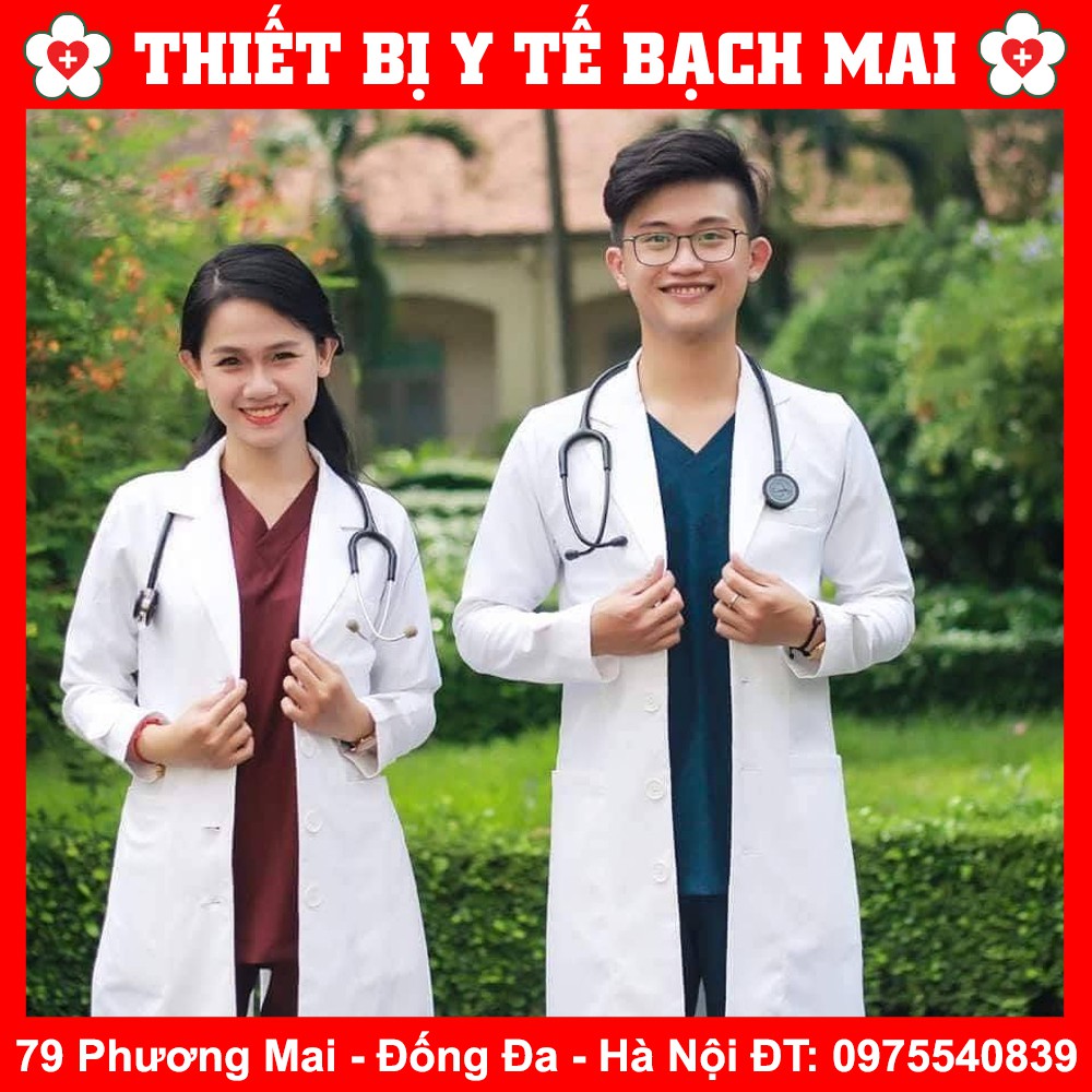 Áo Bác Sĩ - Y Sĩ - Blu Dáng Dài Đứng From Nam/Nữ Chất Đẹp [Dài Tay-Cộc Tay]