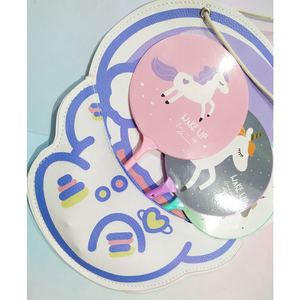 Túi treo tường gấu thỏ TRT4 phi hành gia cute dễ thương da pu