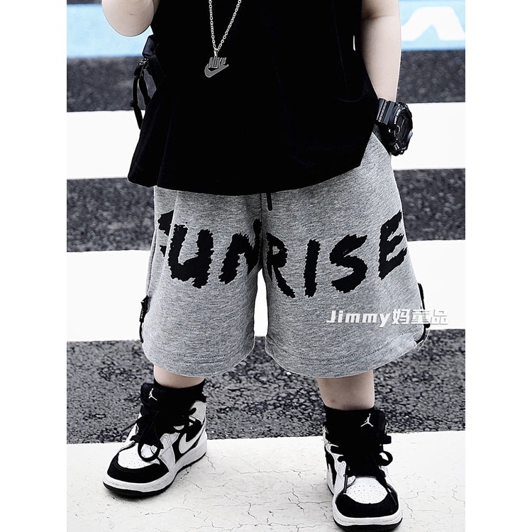 [Hàng Mới Về] Quần Short Cotton Nguyên Chất Dáng Rộng Thoải Mái Dễ Phối Đồ Phong Cách Mùa Hè Cho Bé Trai