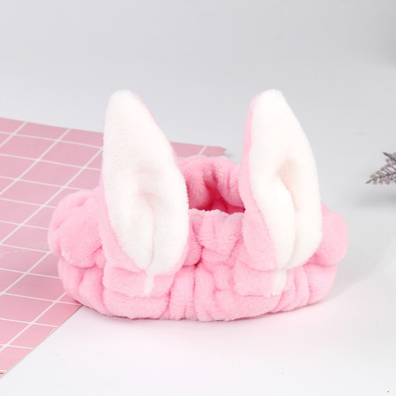 Băng đô vải nhung 3D , Tai mèo - Tai thỏ , nhiều màu dễ thương