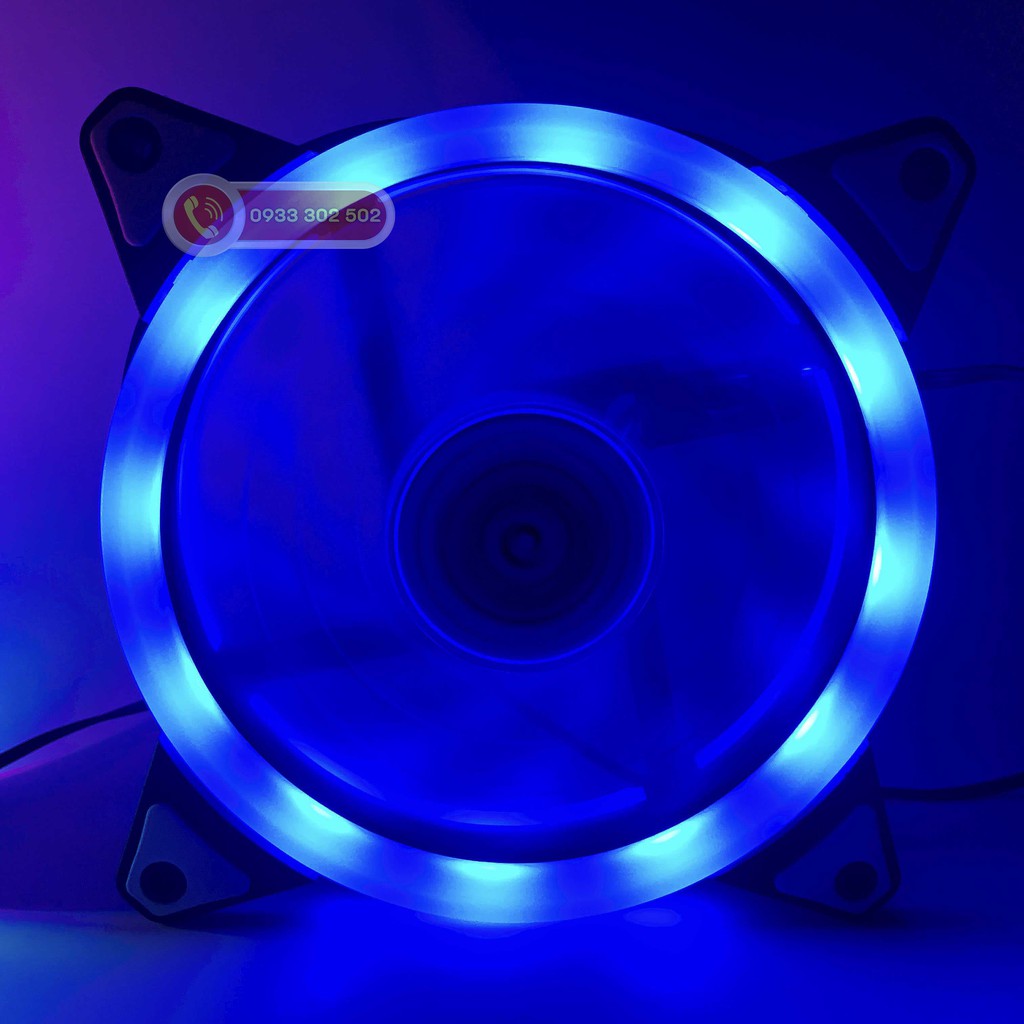 [Chính hãng] Quạt tản nhiệt máy tính - Fan Case làm Mát và Đẹp Cho Vỏ Máy Tính VSP LED RGB 8cm 12cm