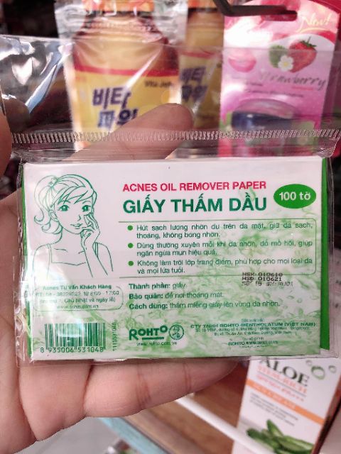 Giấy Thấm Dầu Acnes ( 100 tờ)