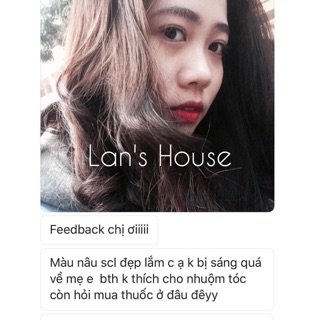 ( Nâu scl) Thuốc nhuộm tóc Hàn Quốc