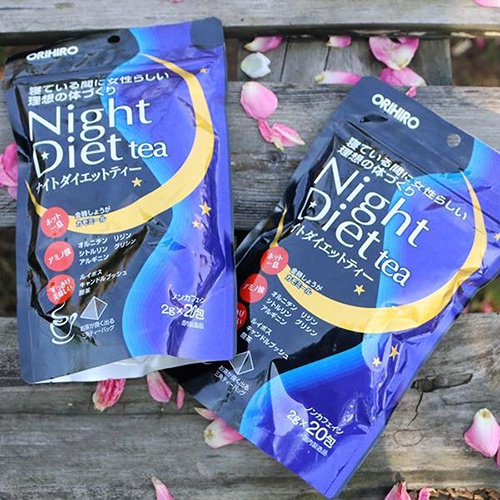 Trà đêm giảm cân Night Xanh 20 gói Diet tea Orihiro