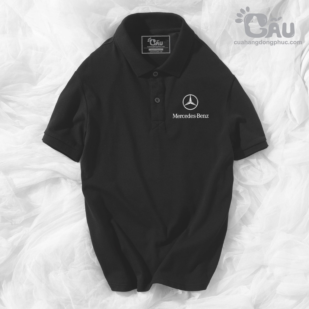 Áo thun Polo GẤU 194 Unisex vải coton 100% y co dãn 4 chiều dày dặn form gerular fit - Meccerdes | BigBuy360 - bigbuy360.vn
