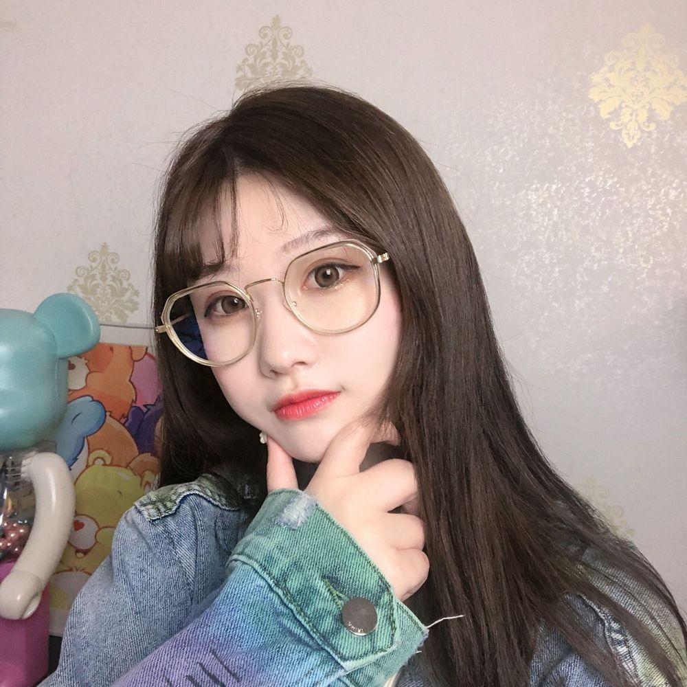 Mắt Kính Gọng Lớn Trong Suốt Phong Cách Vintage Thời Trang Cho Nữ