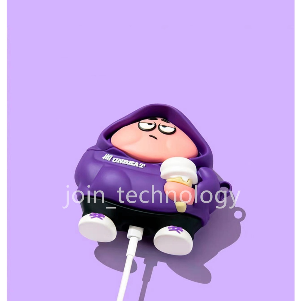 Vỏ bảo vệ hộp sạc Tai nghe không dây Huawei freebuds 4i/freebuds 4 bằng silicon mềm họa tiết hoạt hình dễ thương