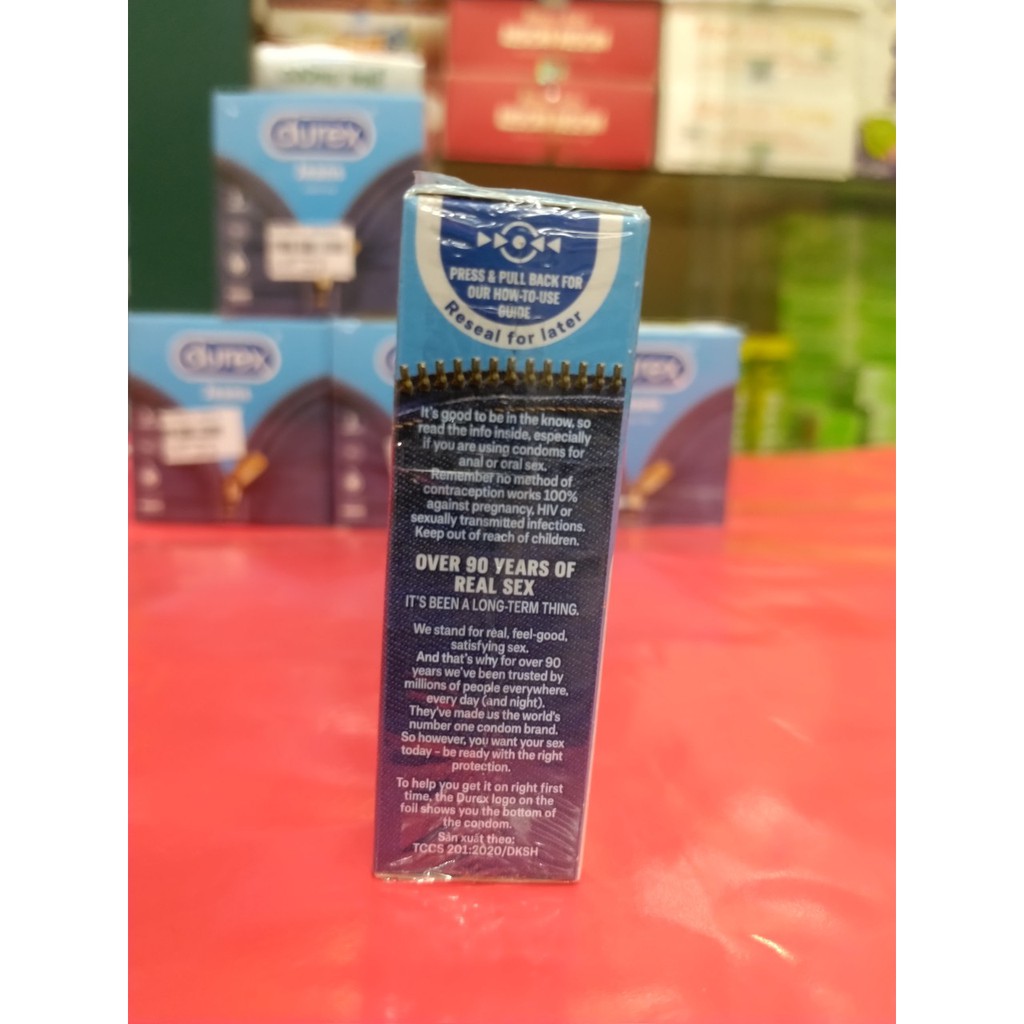 ✅Bao cao su Durex jean ✅Chính hãng