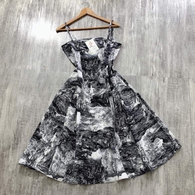 váy 2 dây ,vay maxi nữ loang chất lụa siêu hot