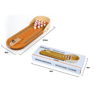 Bộ đồ chơi bowling bằng gỗ mini