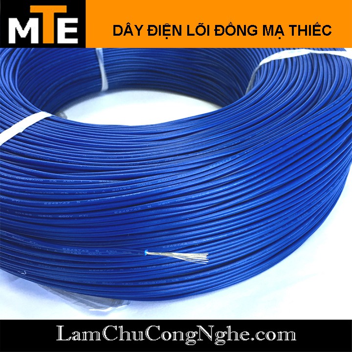 Dây điện lõi đồng mạ thiếc 20AWG / 22AWG / 24AWG / 26AWG / 28AWG / 30AWG - 1 cuộn 5m