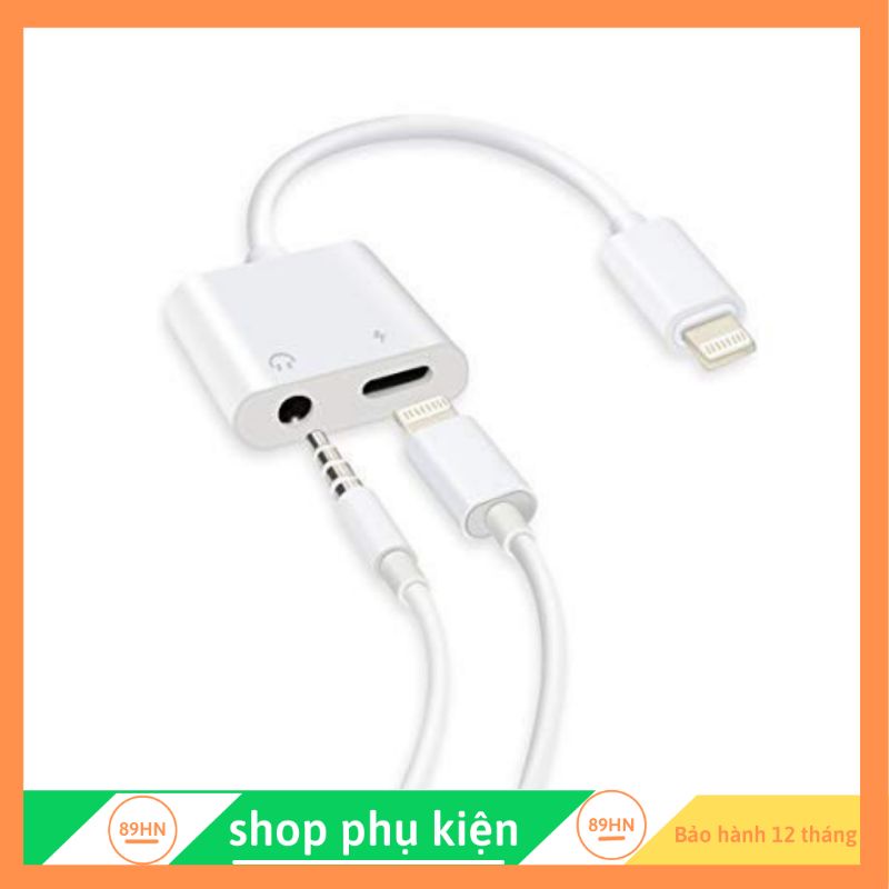 Jack chuyển đổi tai nghe tai nghe IP2in1 ,cáp chuyển đổi tai nghe từ đầu từ máy sang 2 cổng chân tr
