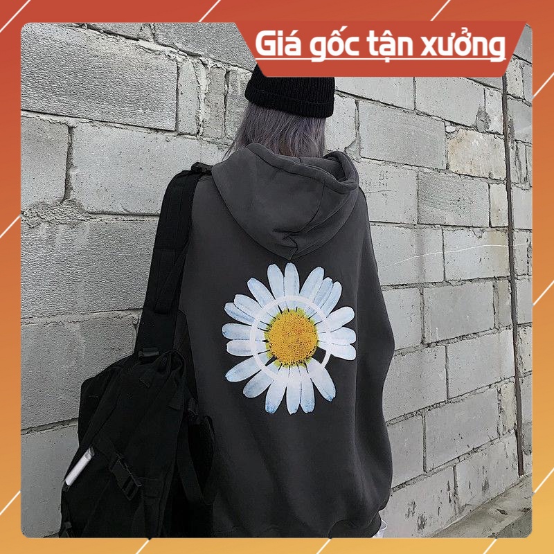 ÁO HOODIE HOA CÚC UNISEX Nam Nữ BASIC CAO CẤP