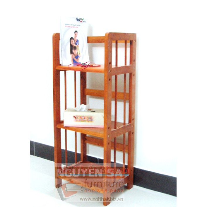 Kệ sách gỗ đa năng 3 tầng ngang 40-50-60-80-90-100cm