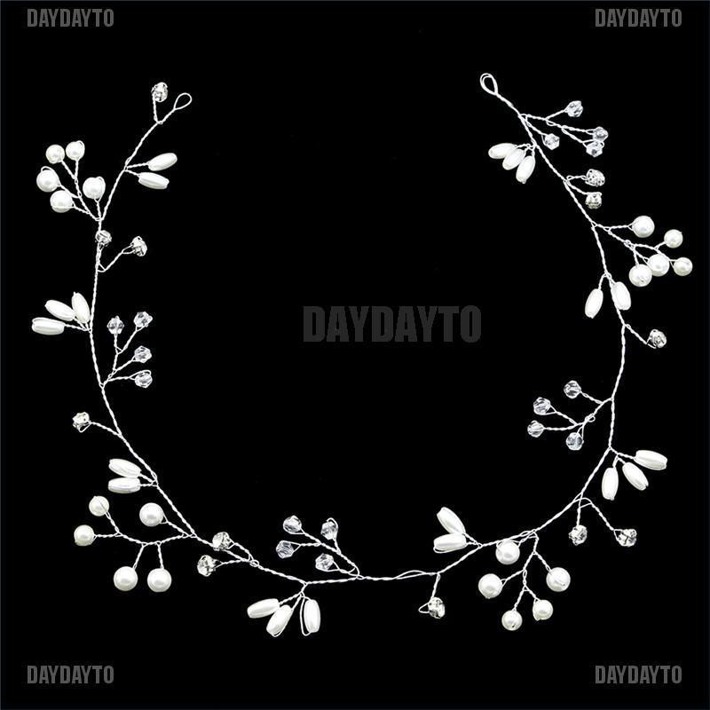 Cài Tóc Đính Đá Và Ngọc Trai Giả Sang Trọng Cho Cô Dâu