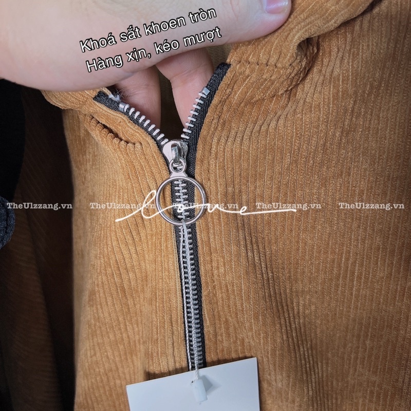 Áo Khoác Nữ Quảng Châu Form Rộng Dơi Tay Phồng Nhung Tâm Cao Cấp TRƠN KHÓA KHOEN TRÒN - NT1031