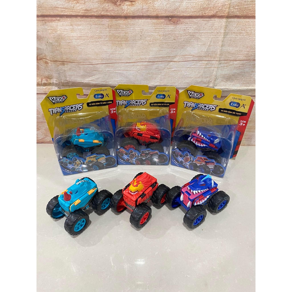 Xe biến hình mini siêu ngầu cho bé hkm Enfa - Mẫu ngẫu nhiên