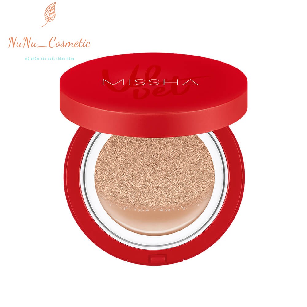 Phấn Nước Mỏng Mịn, Che Phủ Tốt, Lâu Trôi Missha Velvet Finish Cushion SPF50+ PA+++ 15G