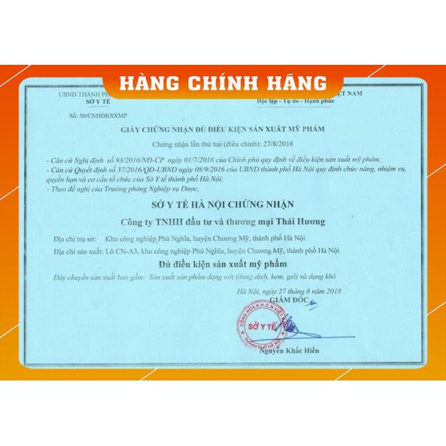 Mặt nạ sâm colagen Linh Hương xuất xứ công ty TNHH đầu tư thương mại Thái Hương | BigBuy360 - bigbuy360.vn