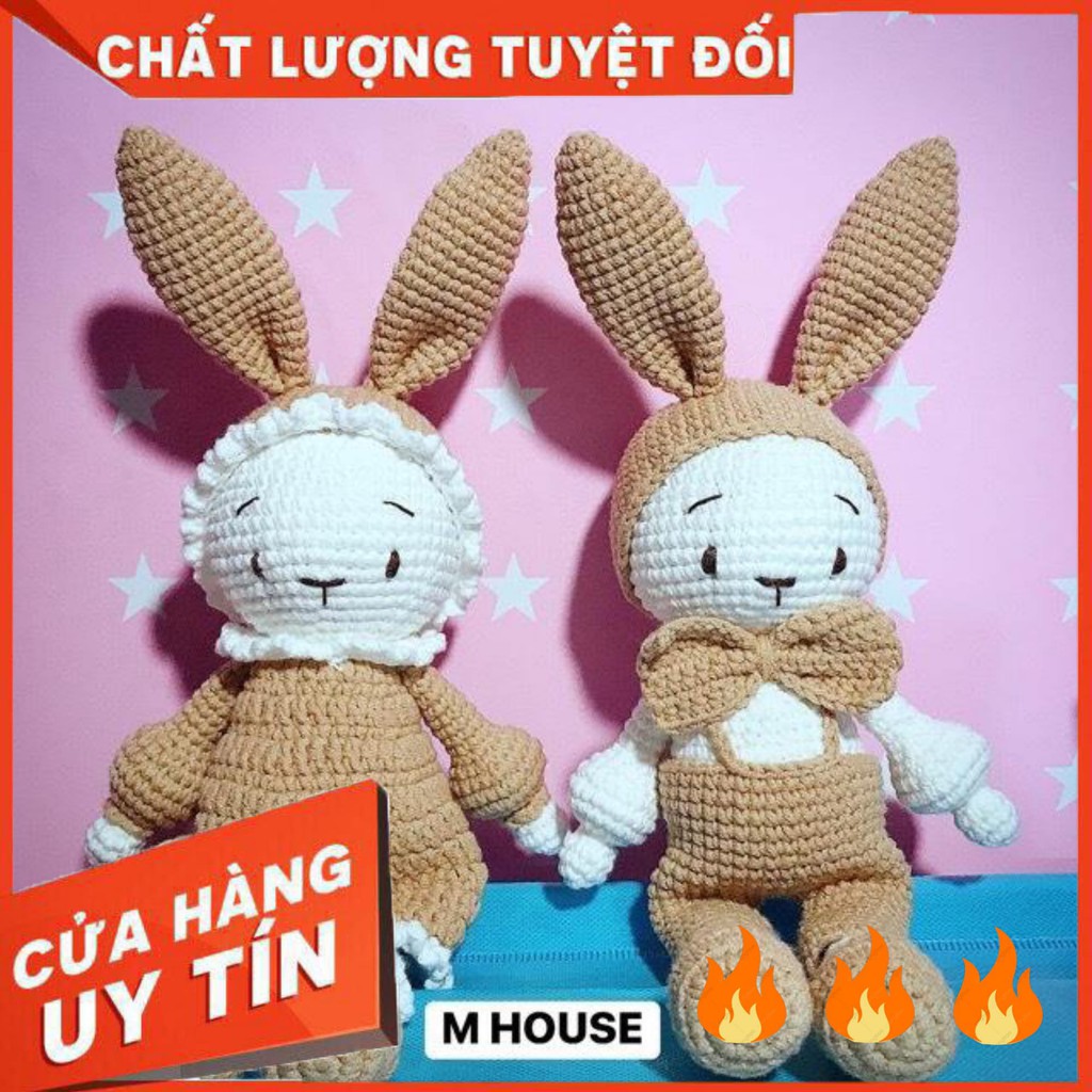 Thỏ mimi và miti - quà tặng ý nghĩa handmade - trang trí nhà cửa