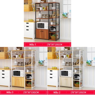 KỆ BẾP BẰNG GỖ 5 TẦNG