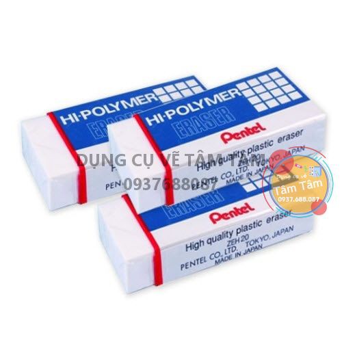 [ TÂM TÂM ]-Gôm Pentel, gôm Hipolymer ZEH10- [Shop đóng gói đơn hàng từ 3-4 ngày]