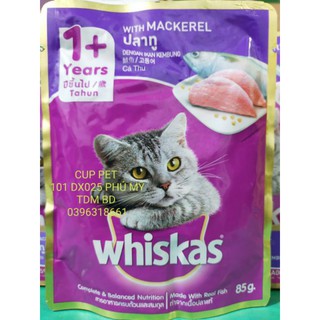 Whiskas pate gói(MÈO CON - MÈO LỚN)