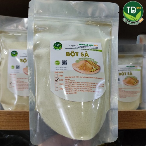 Bột Sả nguyên chất, xay mịn, cay ấm, thơm nồng – 250g/500g