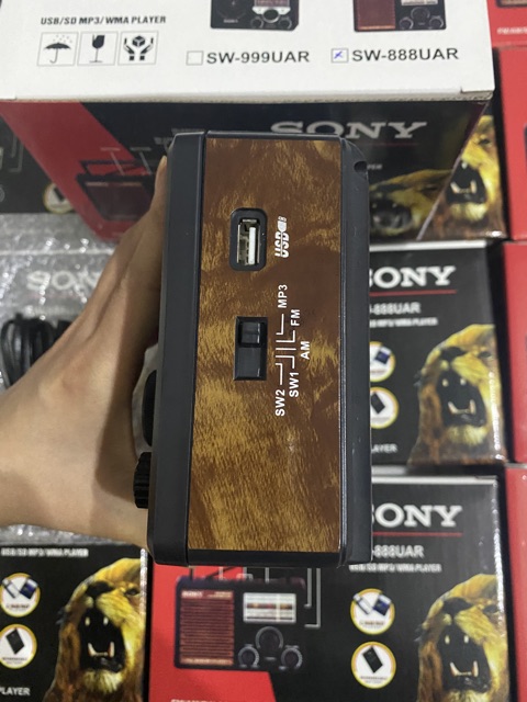 Radio USB thẻ nhớ sony SW-888u