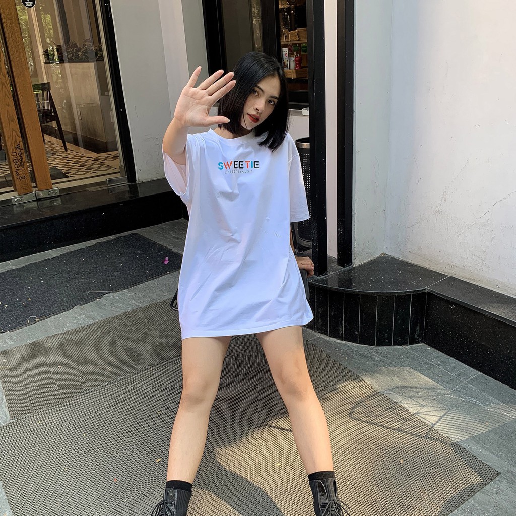 Áo thun SWEETIE LOGO Tee - Trắng - Unisex