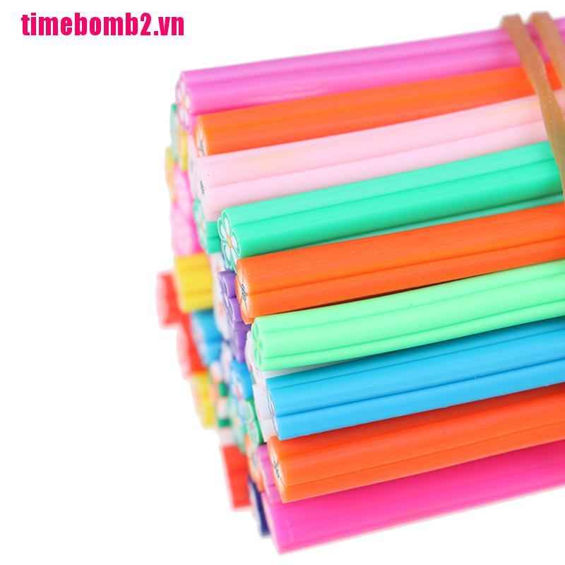 (Hàng Mới Về) Bộ 10 Miếng Đất Sét Trang Trí Móng Tay Hình Trái Cây