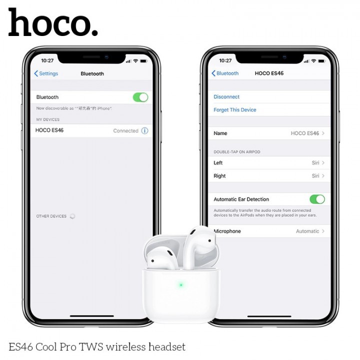 Tai Nghe Bluetooth Hoco ES46 Kiểu Dáng Airpods Pro V5.0 - Định Vị